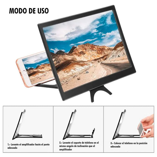 Lupa de Pantalla curva  de 12 Pulgadas